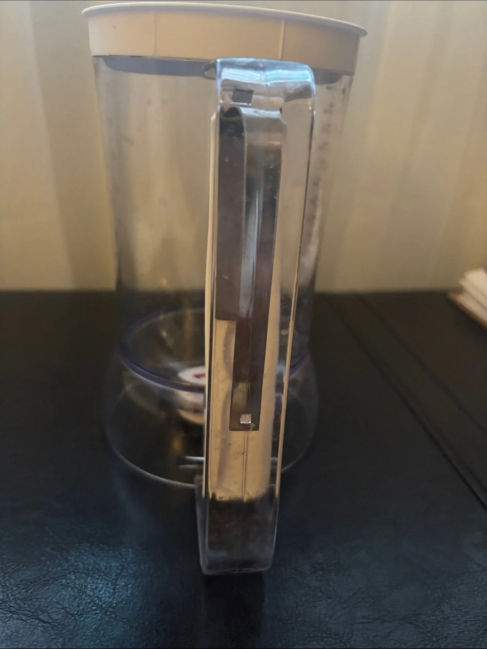 Red and White Batter Dispenser with Clear Measuring Cup - Kitchen Pouring Tool